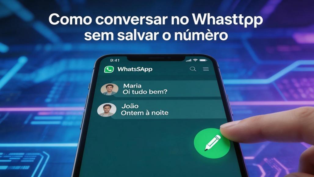 Imagem representando Como conversar no WhatsApp sem salvar o número na agenda